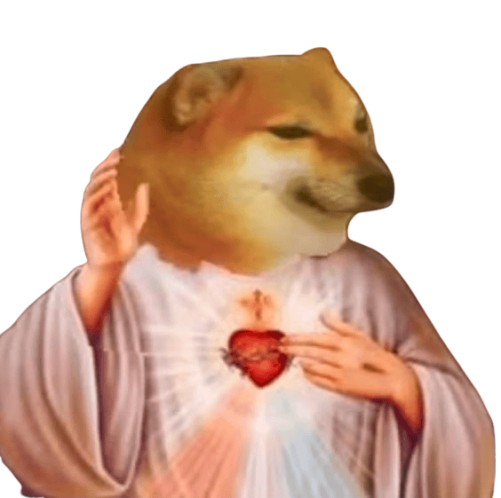 Cheems as Jesus